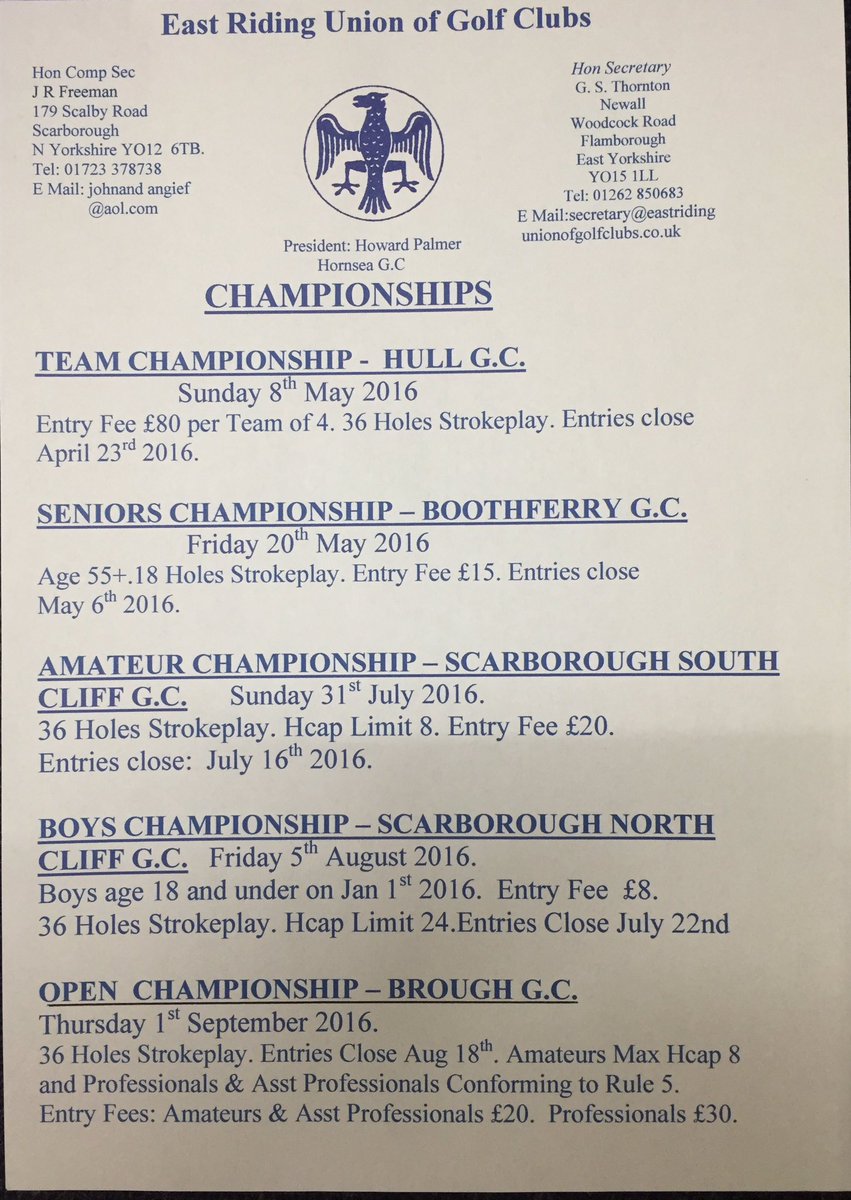 Hornsea Golf Club tweet media