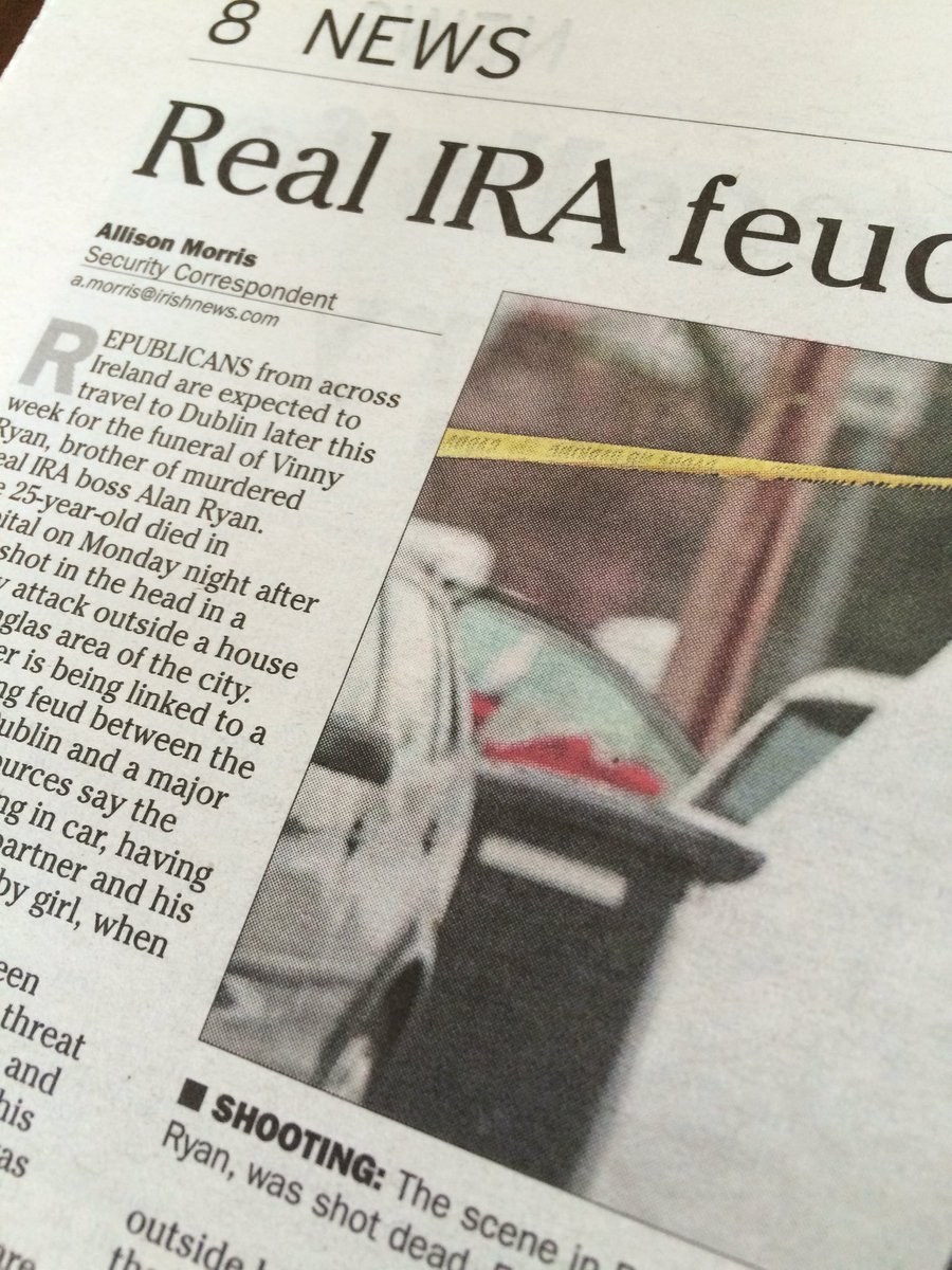DerryRepublican's tweet photo. @AllisonMorris1 is well aware that the Real IRA no longer exists &amp; was consumed by nIRA. But hey Real sells papers https://t.co/xunRngYGkY