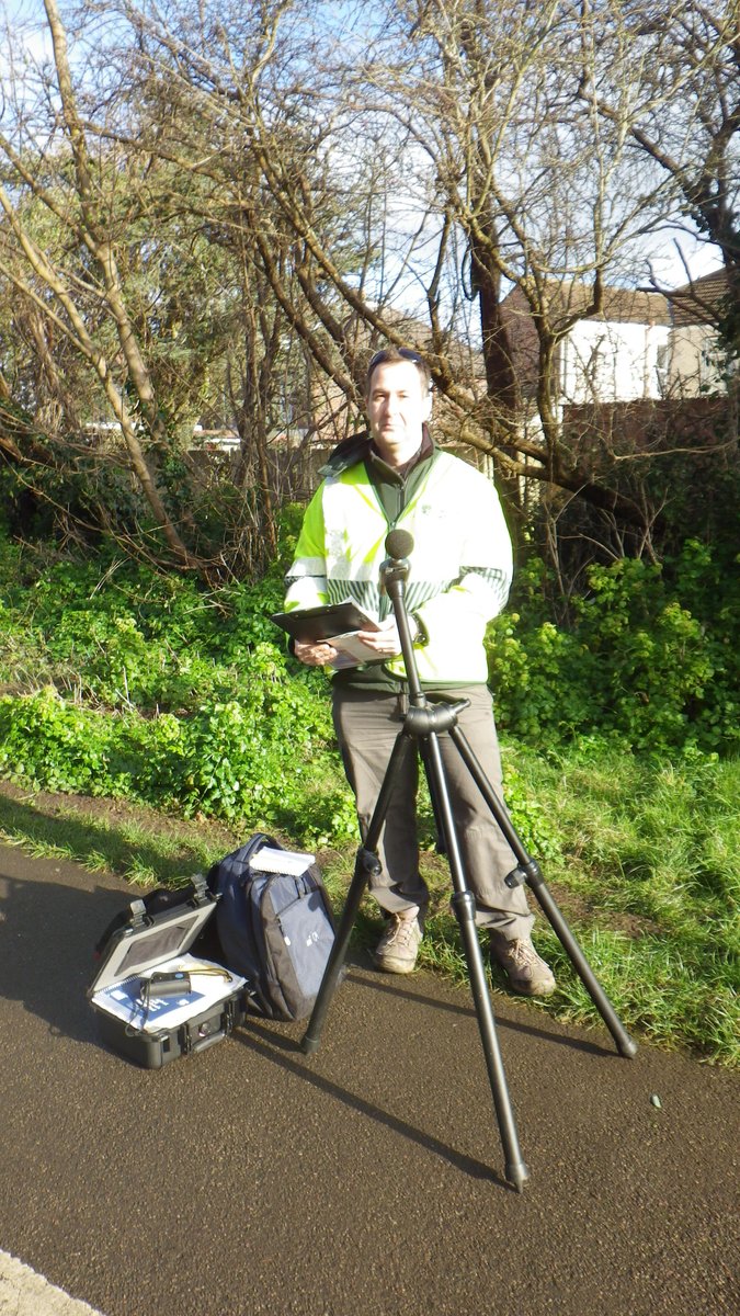 SSD_Waste_EA's tweet image. The waste team were out in Hampshire monitoring #noise levels around permitted #waste sites yesterday.