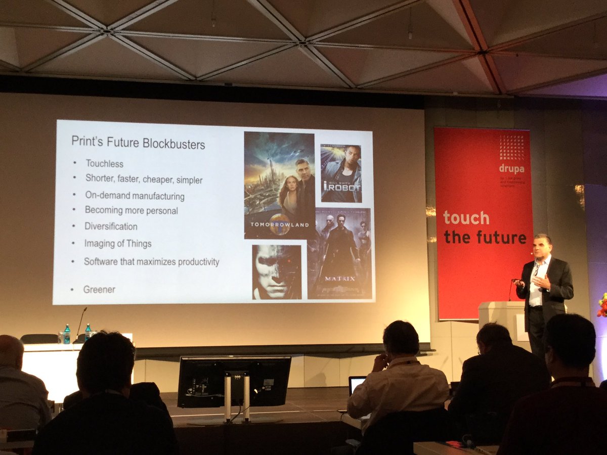 IP_Impressions's tweet image. Guy Gecht lists trends impacting print&apos;s future #drupamc #EFIprint