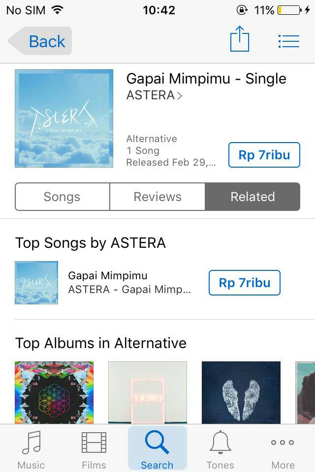 tvrahdeva's tweet photo. cuy! jangan lupa Beli yang Original yaa! #SupportLocalBand , available on iTunes #GapaiMimpimu https://t.co/D9ErNQG9Vb