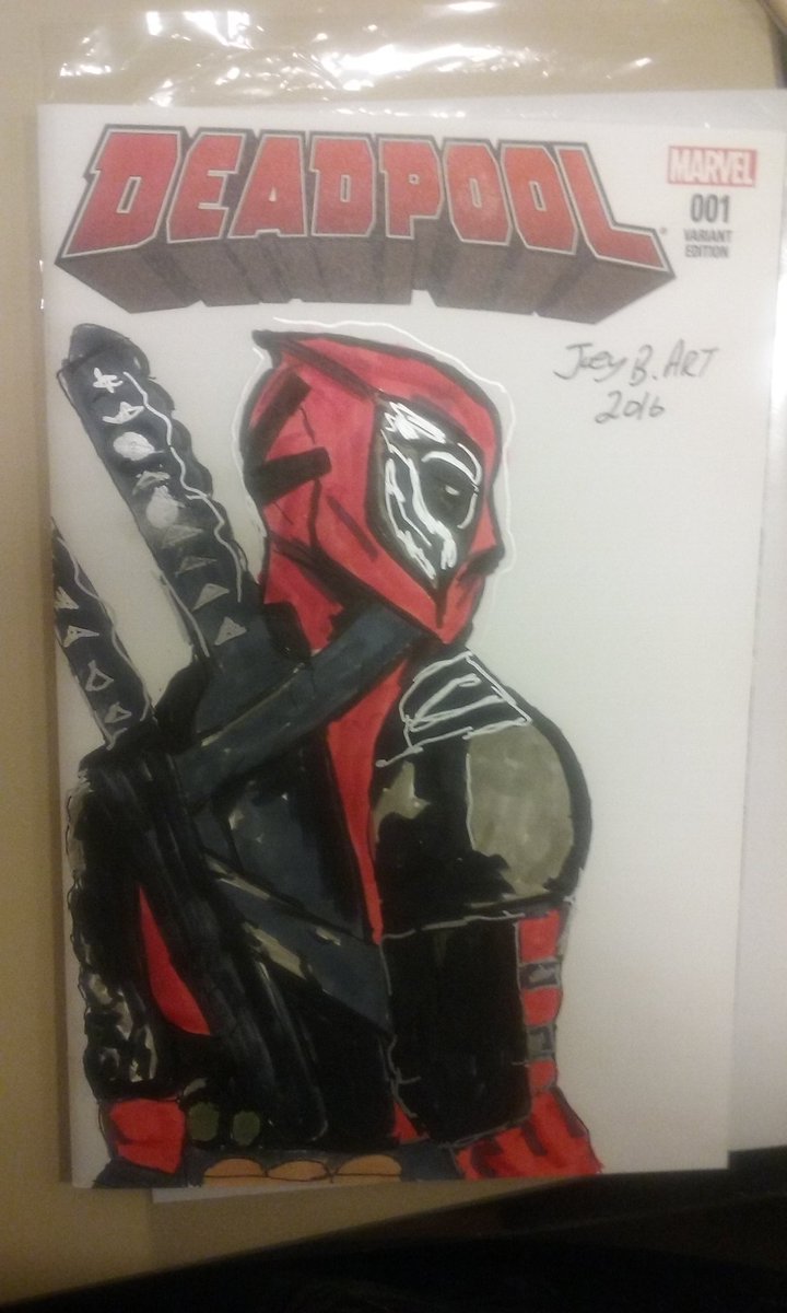 BiggsMediaS's tweet photo. My recent work... #Deadpool #coverart #marvelcomics #joeybart https://t.co/rWUxQ1Dmsx