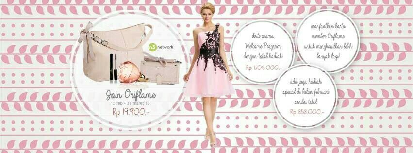 Masih ada kesempatan yg mau bikin kartu member cmn 20 rb ajh dapat kartu member oriflame plus hadiah..