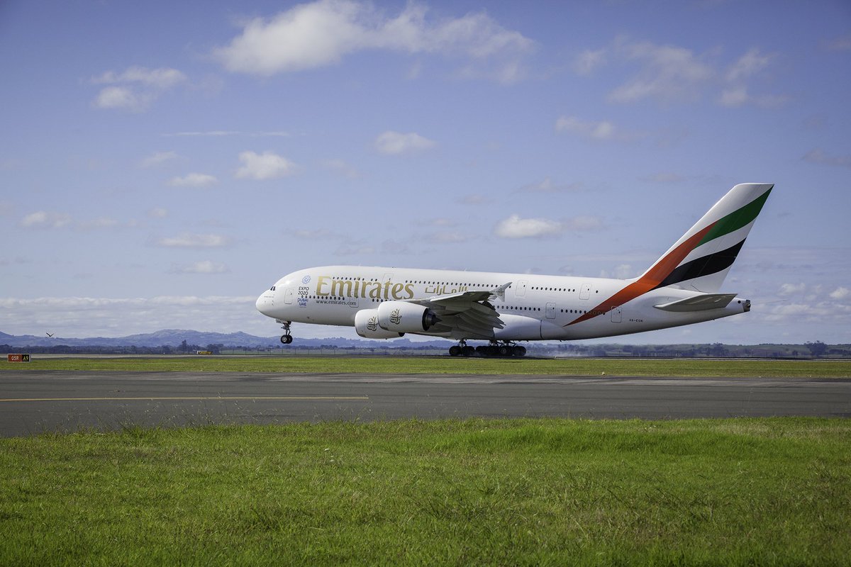 An <a href="/Airbus/">Airbus</a> A380 operated our inaugural non-stop service to Auckland, marking one of the world’s longest flights