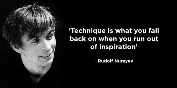 TheRoyalBallet's tweet photo. Some #WednesdayWisdom from ballet great Rudolf Nureyev. ^C https://t.co/77DRbJvN1k