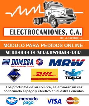 en nuestro sitio web puedes ver todo nuestro catalogo visite electrocamiones.com.ve