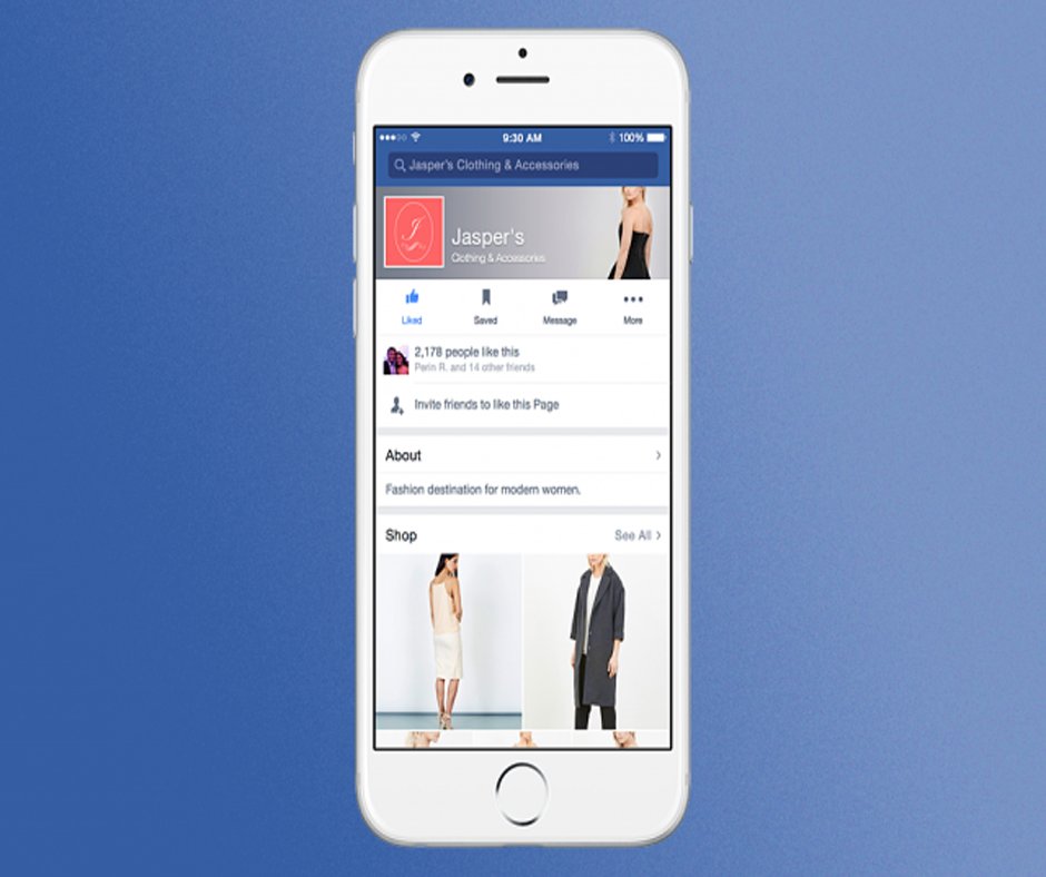 brahma_sys's tweet photo. Facebook Takes Big Step Forward On Commerce, Builds Shops Into Pages.#denmark2016 #Usa2016 #EPF #Sweden https://t.co/q4XxFxq9Ff