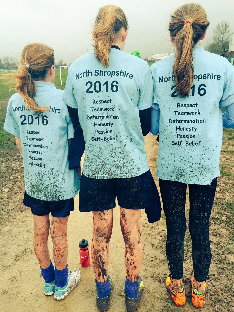 Well done <a href="/ThomasAdamsWem/">Thomas Adams School</a> girls on very wet &amp; cold morning at the School Sport Festival proving all of those values