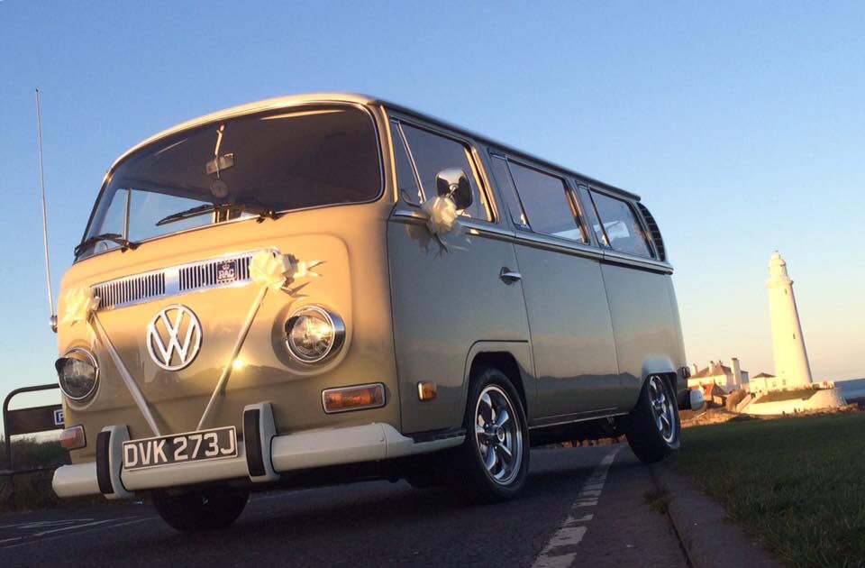 Oh we do love to be beside the seaside!
Chauffeur driven VW #wedding hire throughout the #NorthEast #northweddingday