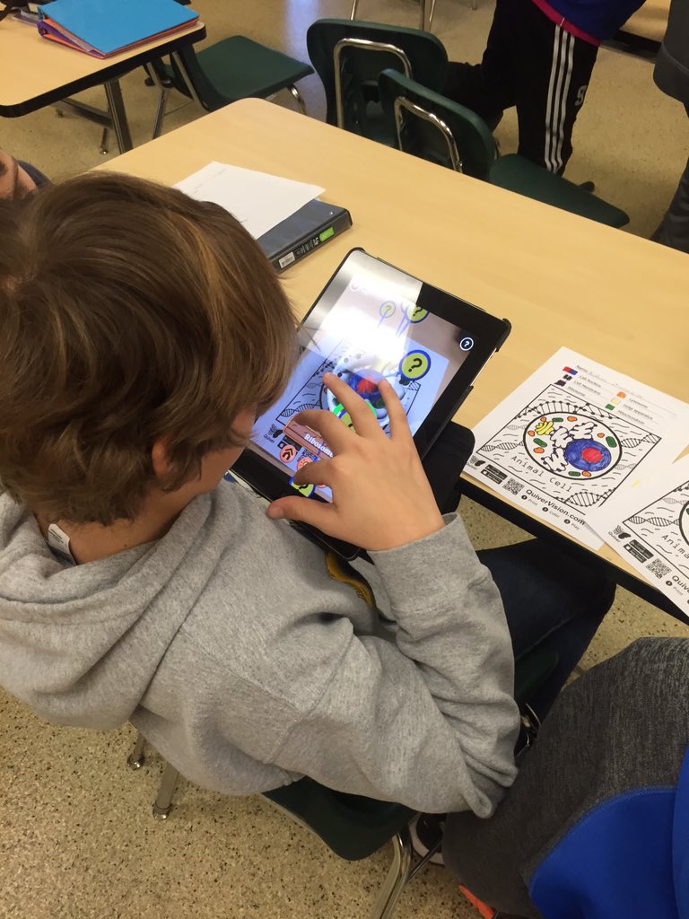 SMSMrsUnger's tweet photo. Learning with 3D cells using @quiver3d #augmentedreality #cellfun https://t.co/6cpyfy0C9y