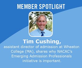 NACAC's tweet photo. .@TWCwheatonADM shares why #NACACEAP is important. https://t.co/uYXFoqVQp1 #emchat @nacacedu @NEACAC @wheaton https://t.co/QMA9o2VJH4
