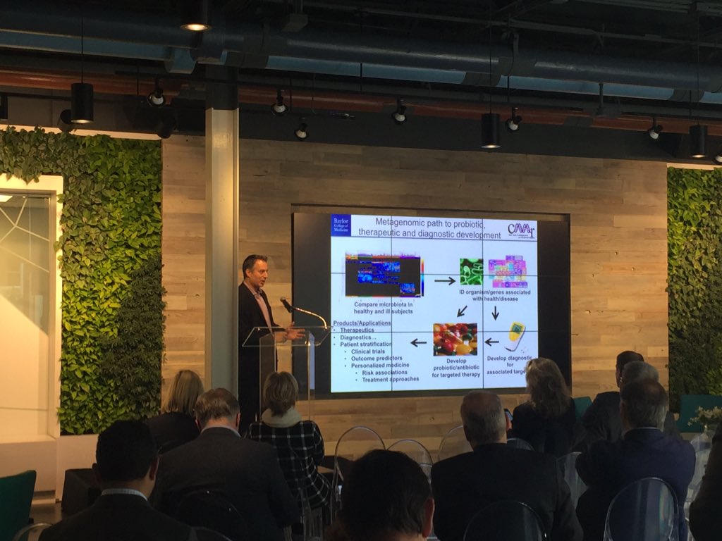 "We now have over 300 projects globally." Joseph Petrosino of <a href="/bcmhouston/">BCMHouston</a> on the Human Microbiome Project #JLABSTMC