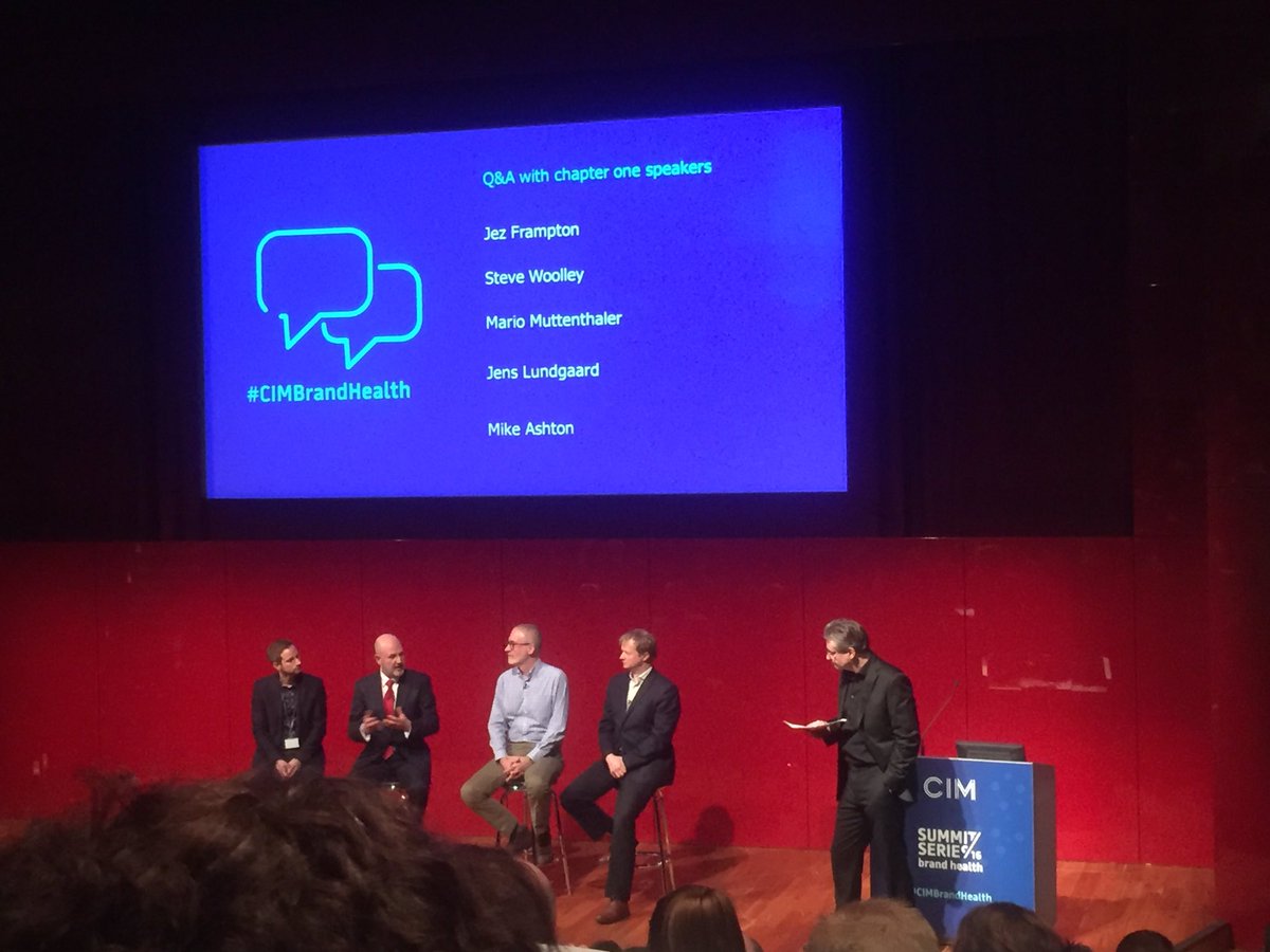 jenslundgaard's tweet image. Excellent CIM Brand Summit! #cimbrandhealth incl @CamSatchelCo, @jezframpton, @madedotcom, @Regus_UK