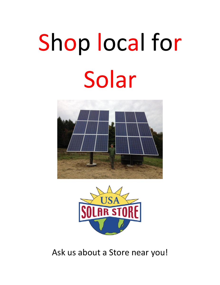 USASolarStore's tweet image. #gosolar #gogreen