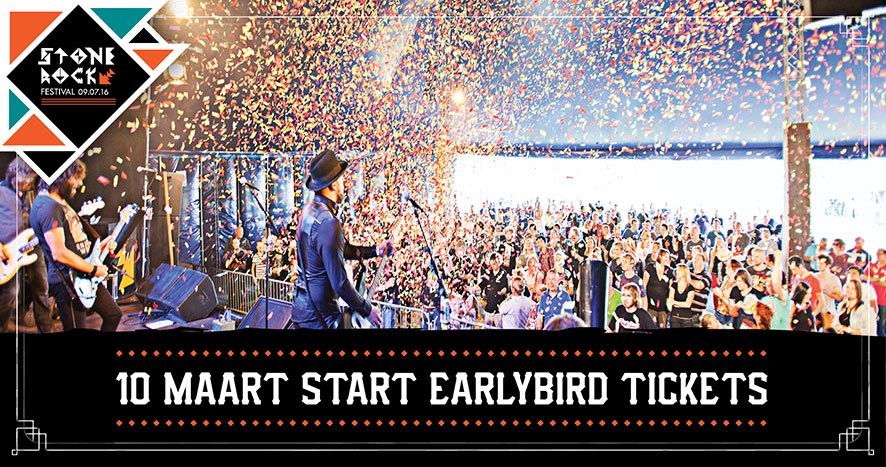 StoneRockNL's tweet image. Hell yeah! 10 maart start onze kaartverkoop met de CHEAP ASS EARLYBIRD ACTIE! Rock hard, pay less! #SRF16 #EARLYBIRD
