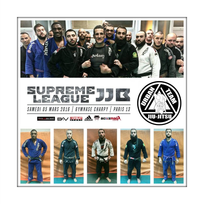 100pFight's tweet photo. J-3 avant le #SLJJB: Découvrez les équipes du #CercleTissier & de l'#UrbanTeam
#BJJ #GrapplingGi #05mars #Paris13 https://t.co/re7JSd1v0l