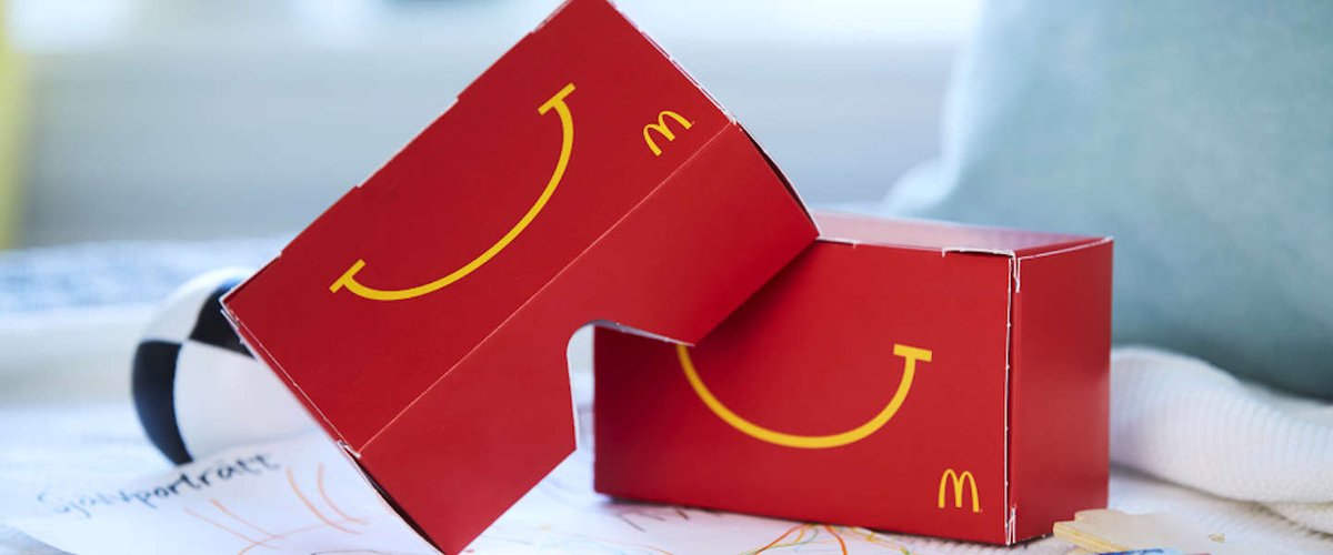 Vanaf 5 maart 3500 VR Goggles in Zweedse Happy Meals. Hoe gaaf? bit.ly/1nhTiVo