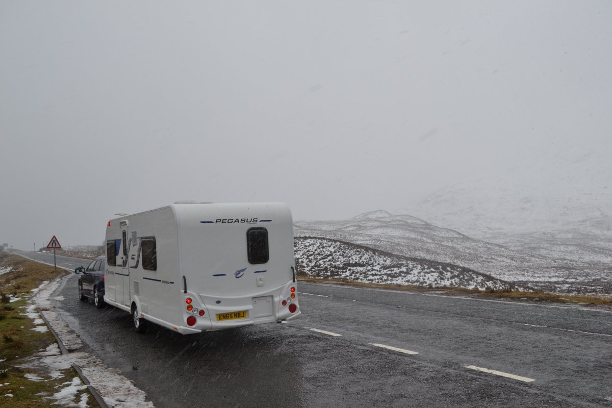 alclemCSC's tweet photo. It's always sunny in #caravanland, right? Erm, almost... #GlenCoe #WheresTheView @EmmClem @BaileyofBristol @pcaravan https://t.co/j8E8q5HvqS