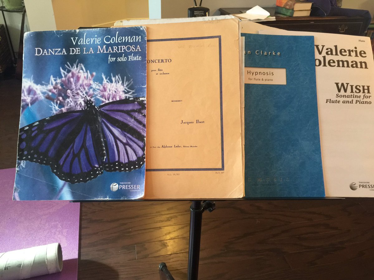 Practice time...yes, that is my PVC roller and yoga mat on the floor. <a href="/romwod/">ROMWOD</a> #liftingflutist #BlackGirlMagic