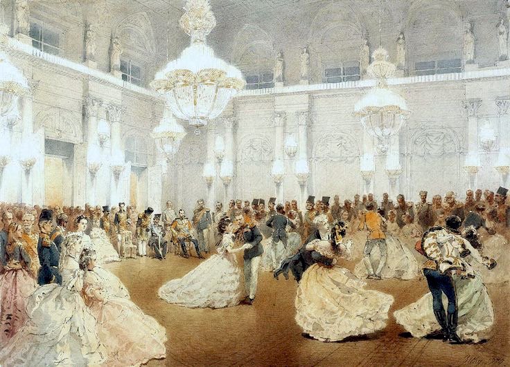 ズィチ・ミハーイ「五月の舞踏会」 Zichy Mihály: Májusi Bàl, 1873