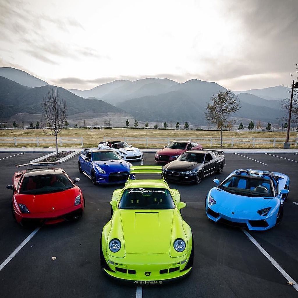 RT: #cars #carporn #supercar Tag your squad! #RWB #Porsche #911 #Lamborghini #Aventador #Gallardo #AutomotiveDreams…