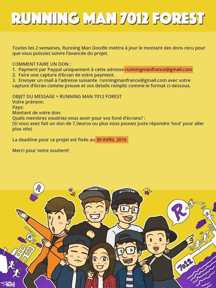 RunningMan_Fr's tweet photo. [PROJET] Lancement du projet: RUNNING MAN 7012 FOREST ! https://t.co/NJN5kI8TcL https://t.co/bXrq4ZHgHc