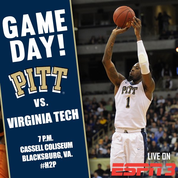 Pitt_MBB's tweet image. GAMEDAY! Panthers on the road to face Virginia Tech tonight at 7pm.