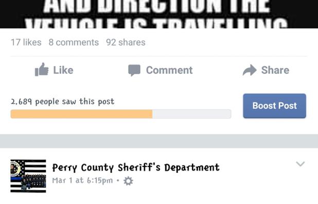Perry County Sheriff tweet media
