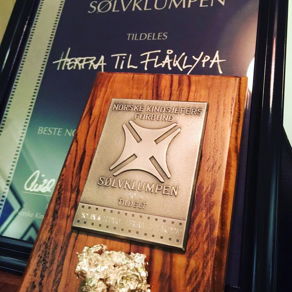 "Solan og Ludvig - Herfra til Flåklypa" ble tildelt Sølvklumpen for beste barne- og familiefilm i 2015!