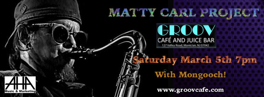 MattyCarl's tweet photo. We have a great show coming up this Saturday
Groovy Cafe Montclair. 9PM https://t.co/RsATJZiwuc