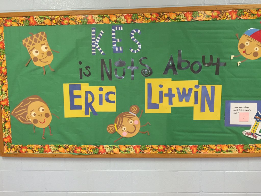 KittrellLibrary's tweet photo. KES is Nuts about @ericlitwin! Counting down to his visit! @KittrellLibrary @KittrellSchool https://t.co/hSuglGlT7j