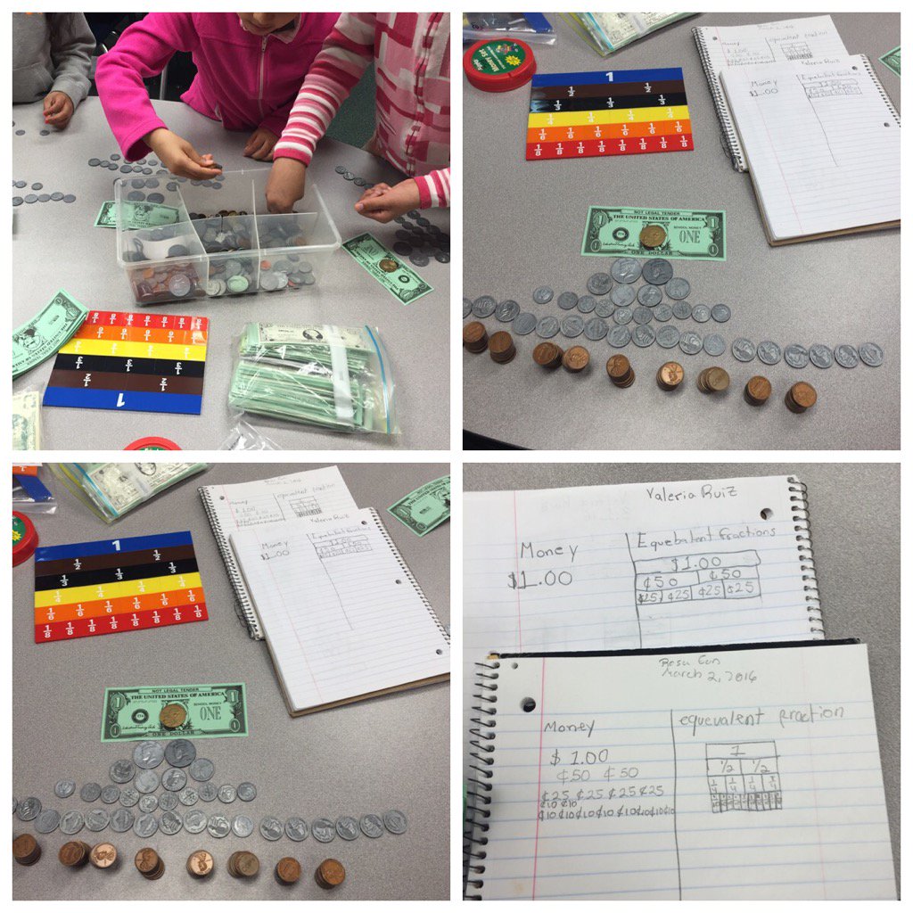 Forman3rdGrade's tweet photo. Innovating with equivalent fractions! Making connections with real life!#FormanLearns@BaylorBears https://t.co/q6ntsmJ9Jv