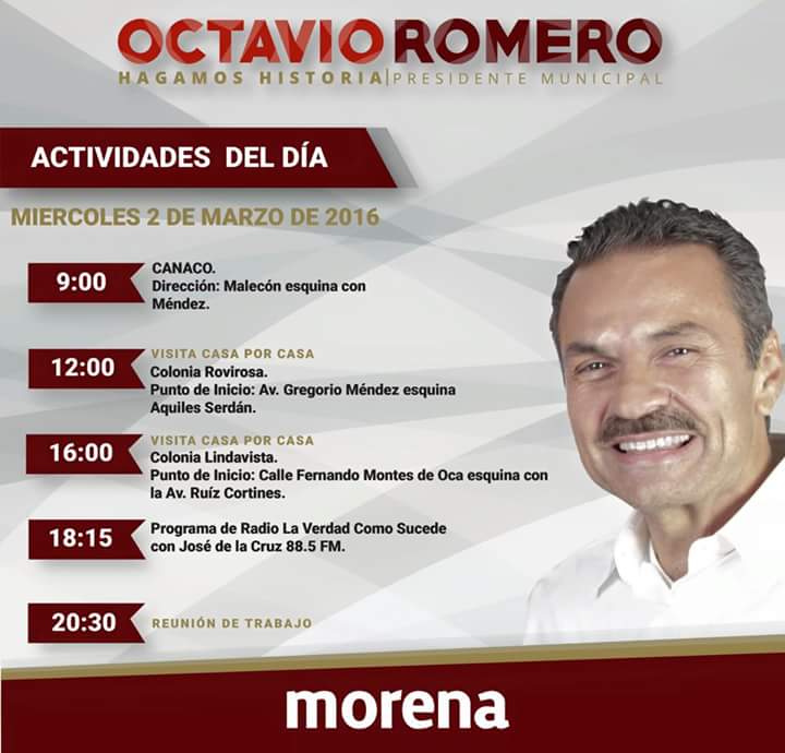 NoticiaEden's tweet photo. #AgendaCandidatos #CentroTab @gerardogaudiano @LILIANAMADRIGAM @Octavio_morena / @jorgedelacruz99 @pako_red https://t.co/XdRrpLyMe2