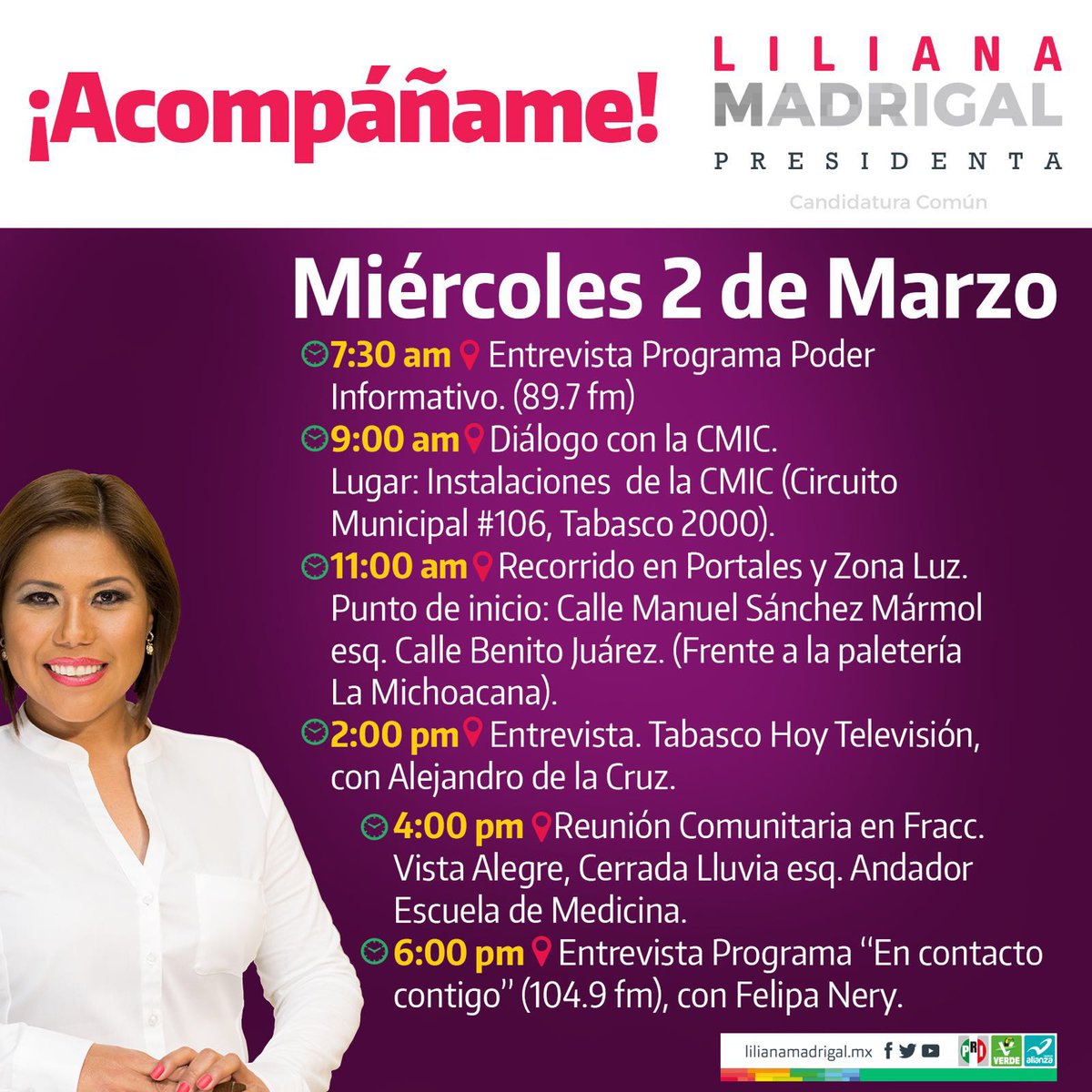 NoticiaEden's tweet photo. #AgendaCandidatos #CentroTab @gerardogaudiano @LILIANAMADRIGAM @Octavio_morena / @jorgedelacruz99 @pako_red https://t.co/XdRrpLyMe2