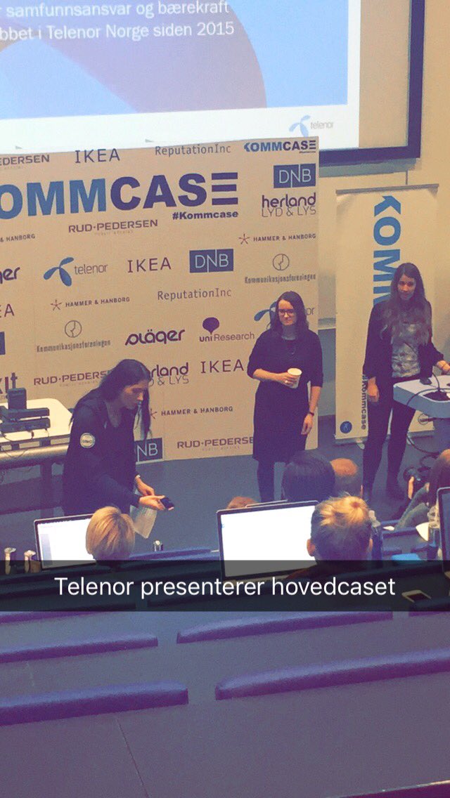 PR_Pernille's tweet photo. Hovedcaset presenteres av Telenor #kommcase @KommCase https://t.co/wrTQA9e9Ve
