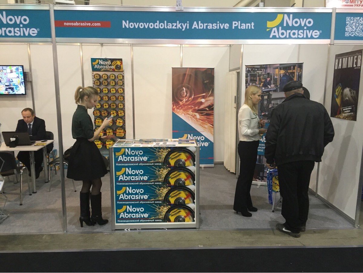 novoabrasive_en's tweet image. Our booth at #Intertool #Kiev 2016. K1-3.The fair has started! Welcome to visit our booth!