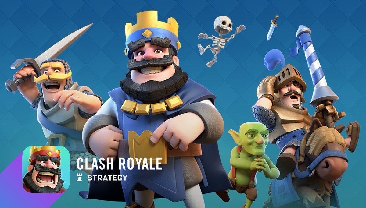 The all-new Clash Royale from the makers of <a href="/ClashofClans/">Clash of Clans</a> is out. Use those sick days! apple.co/ClashRoyale