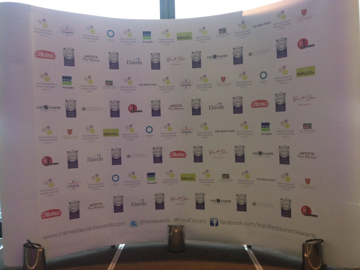 restawards's tweet photo. We're all set up in @CrokePark for tonight's #leinster regional awards! Best of luck to all nominated!  #foodoscars https://t.co/kRxCgXlgX8
