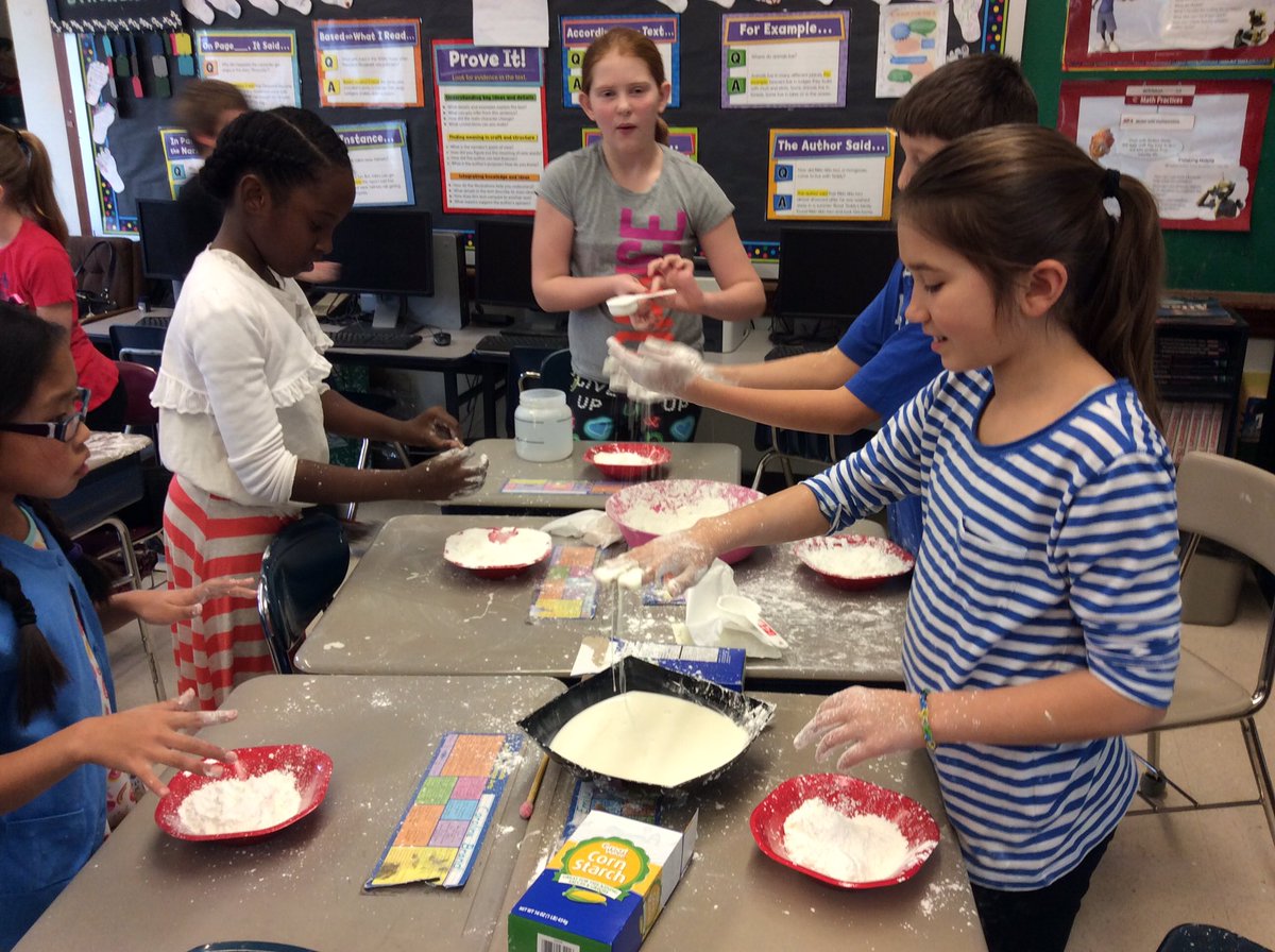 Dr. Seuss and Oobleck. Is it a liquid or a solid? #beproudbedale