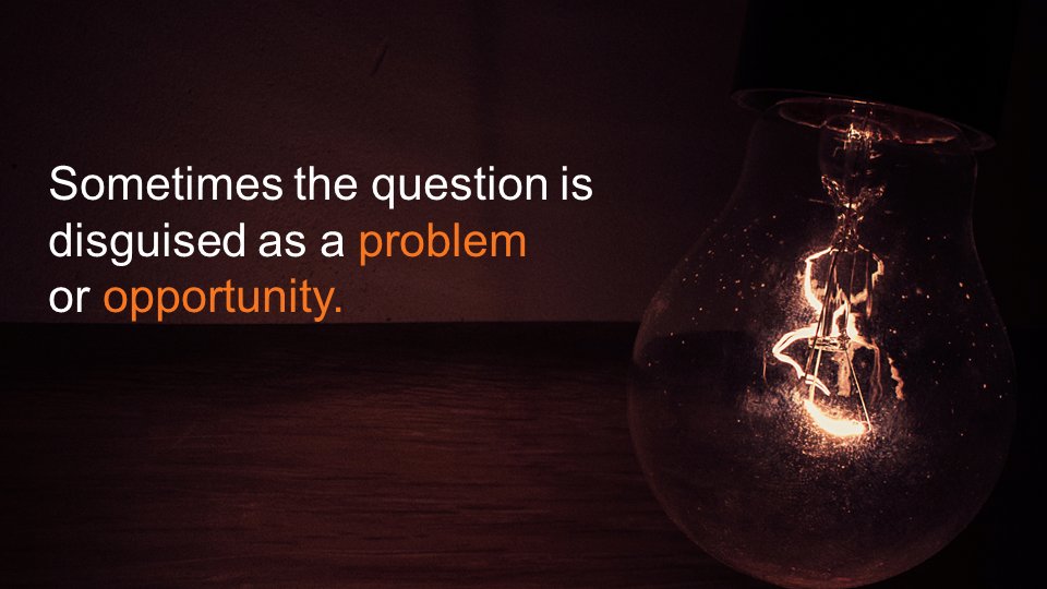 HubSpot's tweet image. Not all problems are actually problems. #hubspotmasterclass