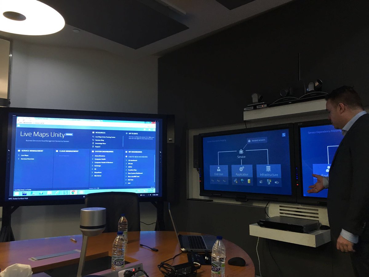 Savision's tweet image. @Justin_Savision presenting #LiveMapsUnity at #MTC in Dubai. Tomorrow we&apos;re in Abu Dhabi. Want to join? Let us know!