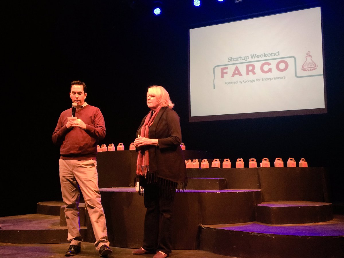 emergingprairie's tweet photo. So cool that Fargo has 2 Startup Weekends! #SWFargo16 #WomensStartupWeekend https://t.co/A5IiMUPQWb