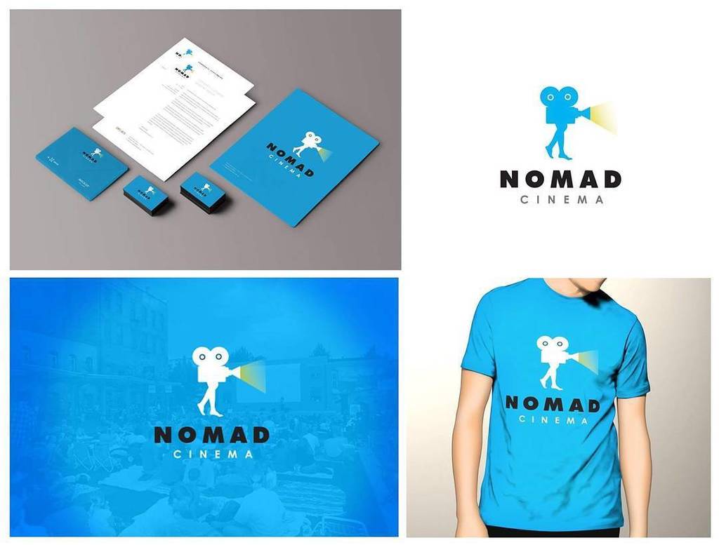 uticacollective's tweet photo. Nomad Cinema, a traveling outdoor cinema based out of CNY. #logo #logotype #identidy #nomadcinemas #design #graphic… https://t.co/E7CajXgBXf
