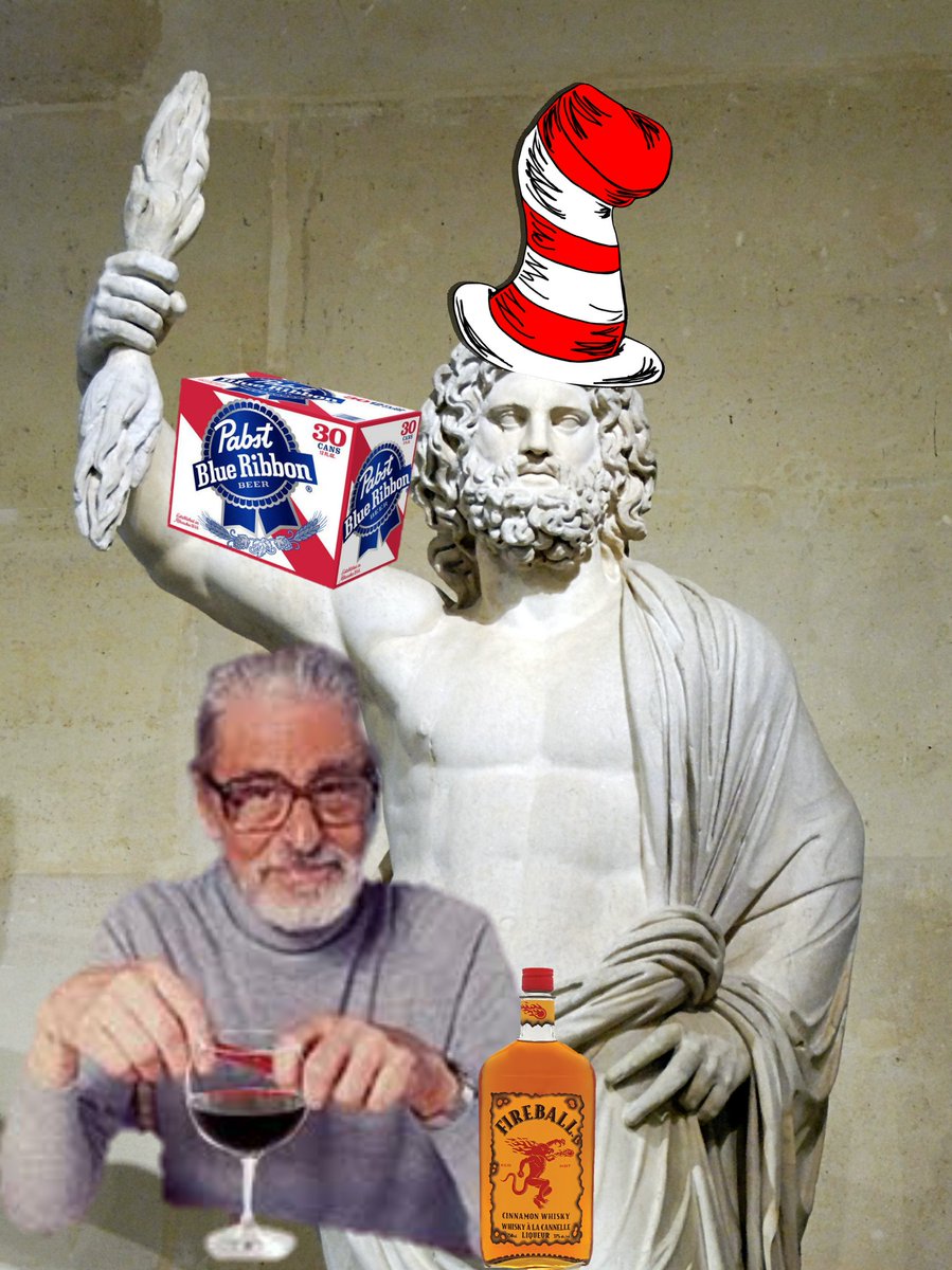 _DoctorZeus's tweet image. Here's a photo of me and the kid enjoying some of the finer things in life. #DrSeuss #DrZeus
