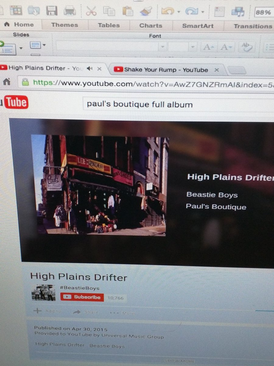 jmart181's tweet photo. Fair use in #JOUR361 so that means the soundtrack is Paul's Boutique https://t.co/Crestj14Yv