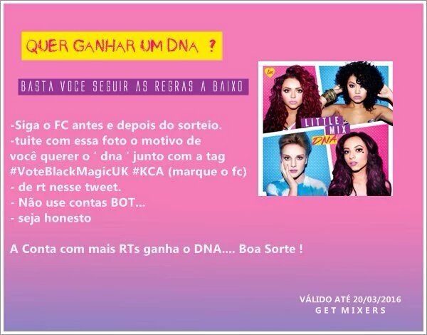 TrickVieiraa's tweet photo. Necessito porque foi onde começou a carreira das meninas e onde eu me apaixonei por elas  #VoteBlackMagicUK #KCA https://t.co/iqBhgkpBxT