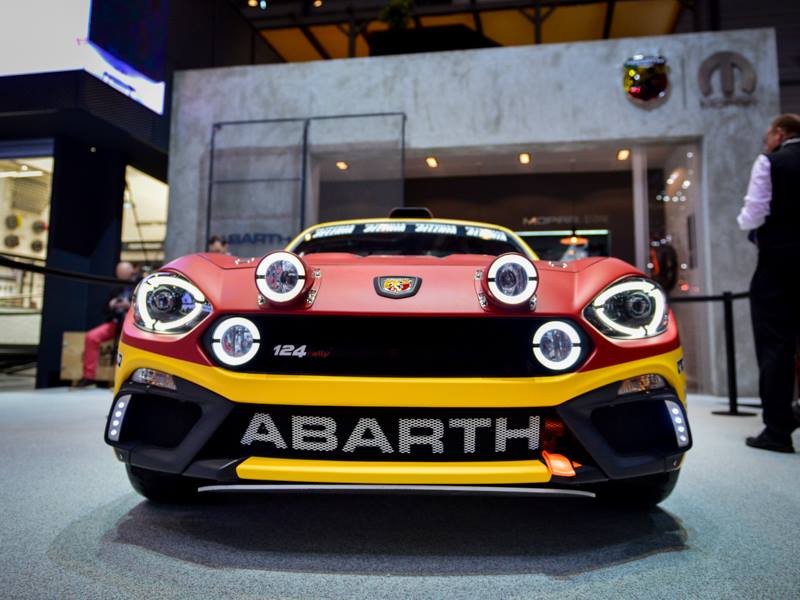 abarthuk's tweet photo. Curvy, exciting and ready to run - the King Of Rally is back.

#Abarth124rally #Abarth #GIMS https://t.co/ejMA8hsK6A
