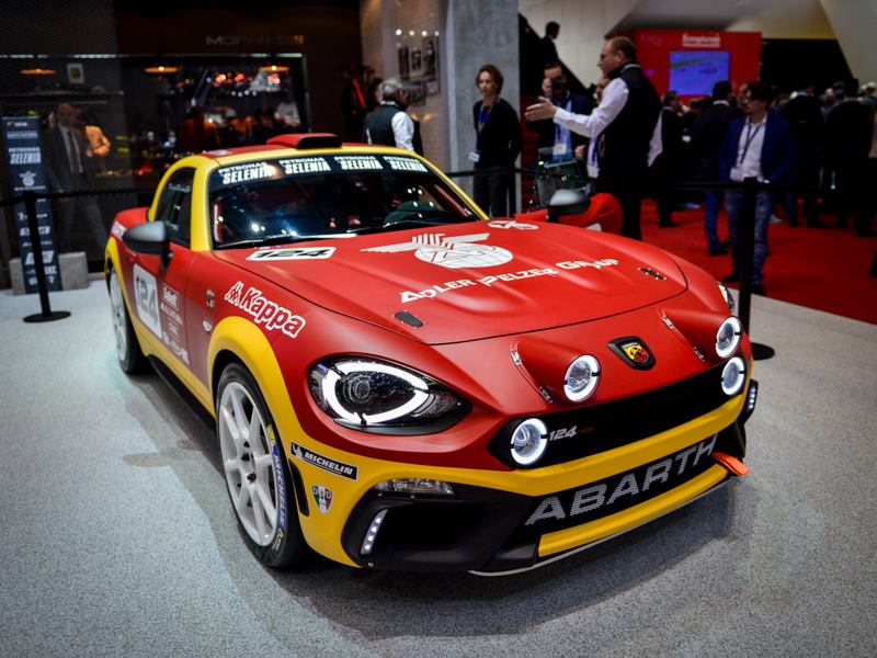 abarthuk's tweet photo. Curvy, exciting and ready to run - the King Of Rally is back.

#Abarth124rally #Abarth #GIMS https://t.co/ejMA8hsK6A
