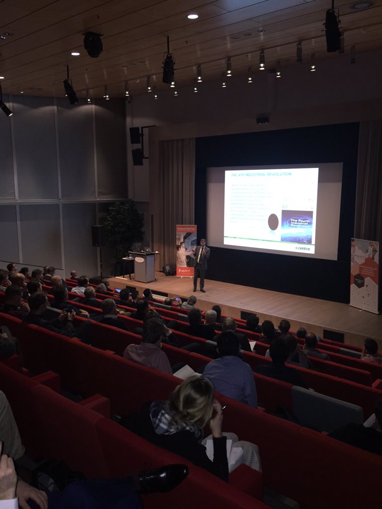 Connect to the 4th Industrial Revolution! Open lecture of @Ben_van_Lier about Advanced Manufacturing <a href="/hightechcampus/">High Tech Campus</a>