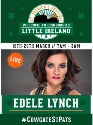 the3sistersbar's tweet image. The one &amp;amp; only @edelelynch will be joining us at #CowgateStPats!! facebook.com/events/1256795…